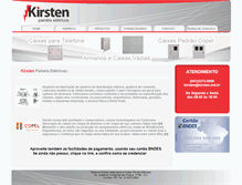 Tablet Screenshot of kirsten.ind.br